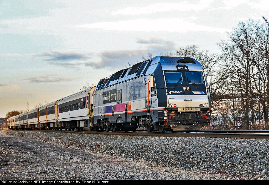 NJT 4504 on train 5444